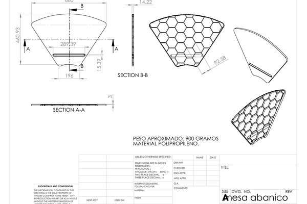 School Desk 2D Drawing