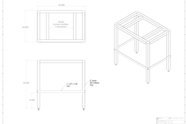 Stand Assembled View